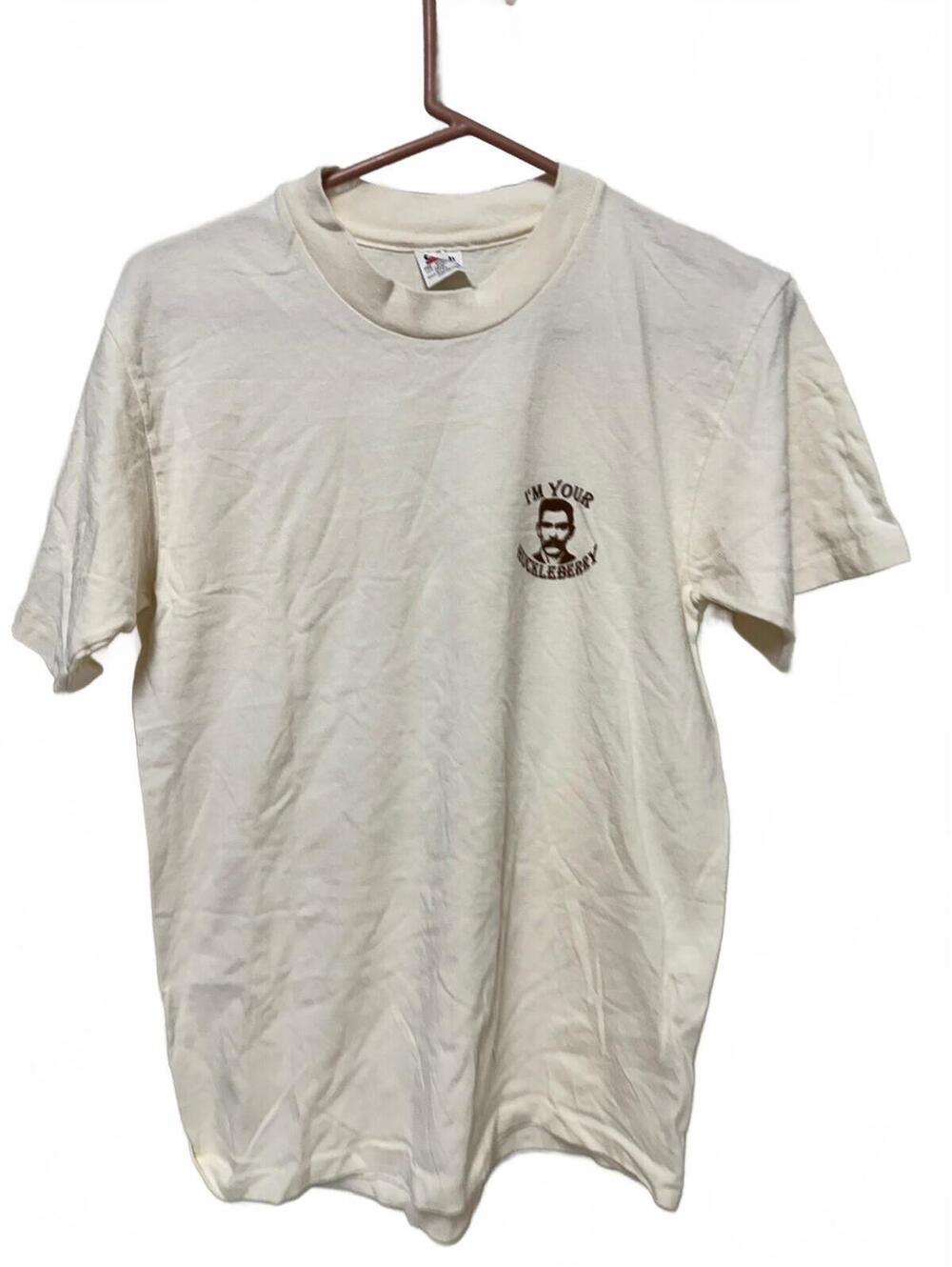 Vintage Anvil Doc Holliday Tombstone Arizona T-Shirt Medium Cream Single Stitch
